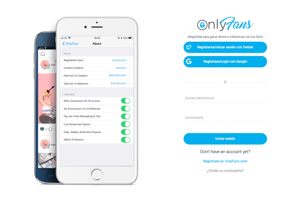 como entrar a onlyfans desde mi celular